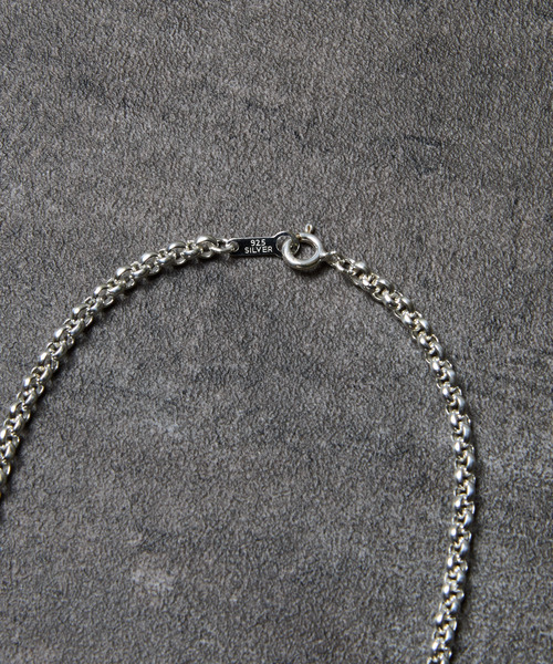 ネックレス THEFT セフト / AZUKI SILVER CHAIN NECKLACE シルバー925ロールチェーンネックレス 50cm