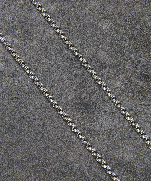 ネックレス THEFT セフト / AZUKI SILVER CHAIN NECKLACE シルバー925ロールチェーンネックレス 50cm