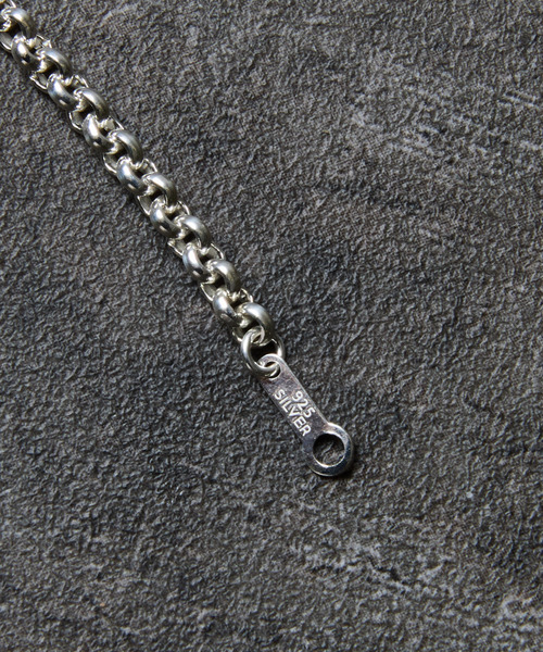 ネックレス THEFT セフト / AZUKI SILVER CHAIN NECKLACE シルバー925ロールチェーンネックレス 50cm