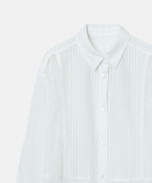 ルシェルブルー メッシュレース M ホワイト ル シェル ブルー - LE CIEL BLEU | Mesh Lace Big | RESTIR リステア
