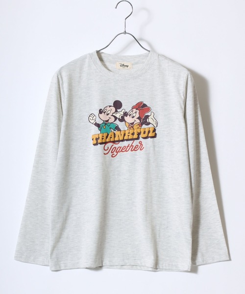 UNUSED / ×Disney/Prince Charming/長袖Tシャツ/2/コットン/ホワイト/US2494 Disney（ディズニー） tシャツ 2025AW Disney/ディズニー ファミリー