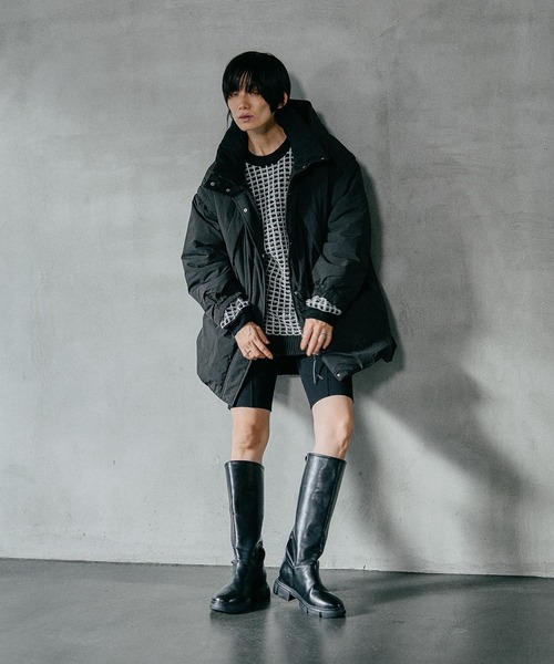 レプシィム　2025 エアサーマルマルチWAYロングコート　黒　新品未使用 LEPSIM（レプシィム） コート アウター 「撥水加工付き」エアサーマル