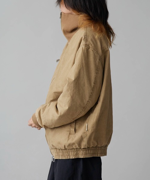 ジャケット・ブルゾン xxxkohxxx Theater code ブルゾン アウター Rib-Knit High-Neck Full-Zip Cotton