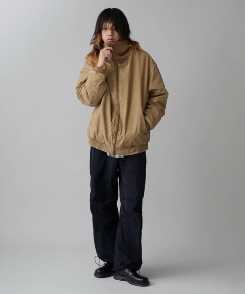 ジャケット・ブルゾン xxxkohxxx Theater code ブルゾン アウター Rib-Knit High-Neck Full-Zip Cotton