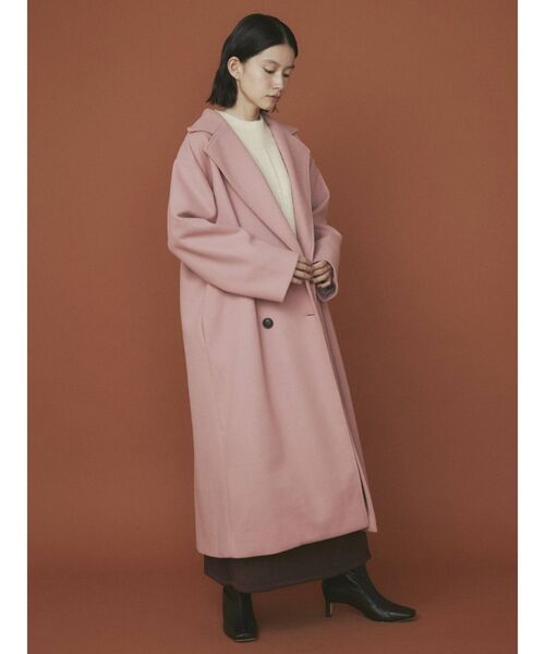 「COTORICA」 チェスターコート MEDIUM ピンク レディース_画像10