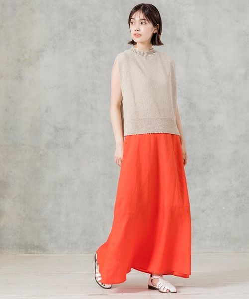 「Gready Brilliant」 「AuieF」フレアスカート 38 レッド レディース_画像5