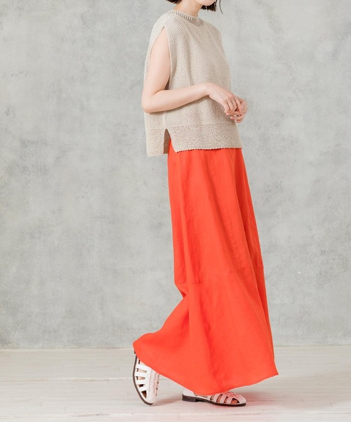 「Gready Brilliant」 「AuieF」フレアスカート 38 レッド レディース_画像6