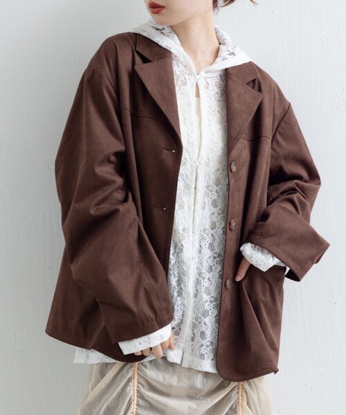 Kastane（カスタネ） ジャケット テーラードジャケット スウェード