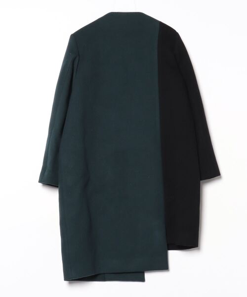 UN3D.（アンスリード） ノーカラーコート 38 ブラック レディース