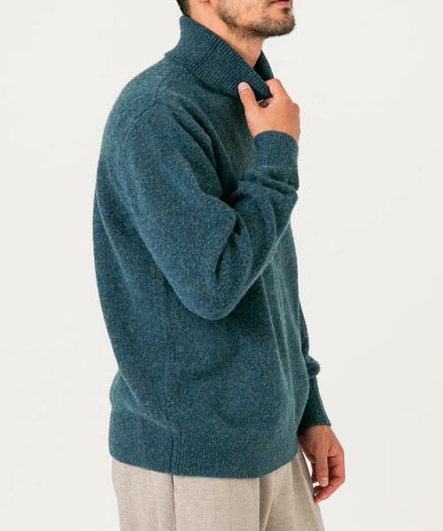 【グレー系その他】ブークレストレッチタートルニット URBAN RESEARCH ROSSO MEN セーター ニット ブークレストレッチ