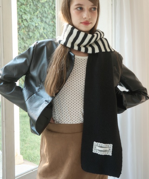 Birthday room（バースデイルーム） マフラー ストール ストライプ