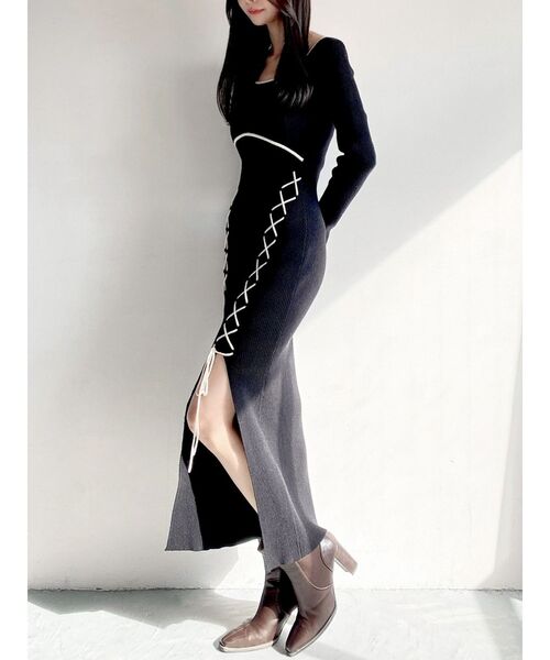 ERDEM アーデム レースニット素材ワンピース　タイトライン ERDEM アーデム レースニット素材ワンピース タイトライン 楽天市場