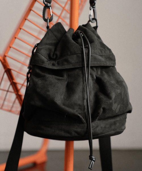 cii ショルダーバッグ KINCHAKU SHOULDER BAG / スエード巾着