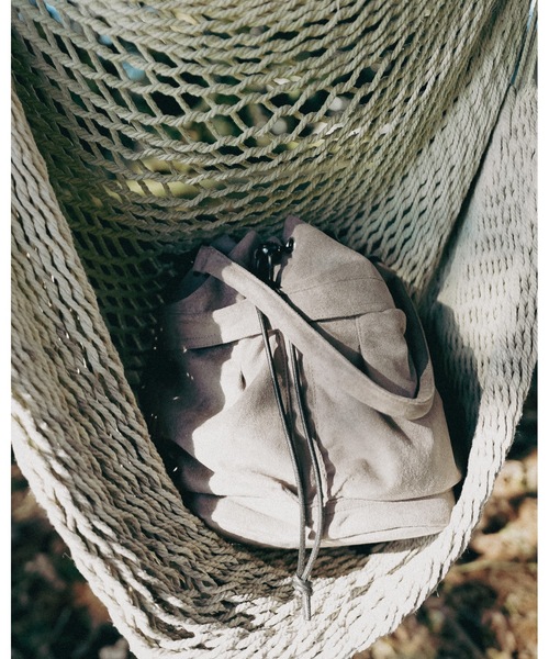 cii ショルダーバッグ 「UNISEX」KINCHAKU SHOULDER BAG / スエード