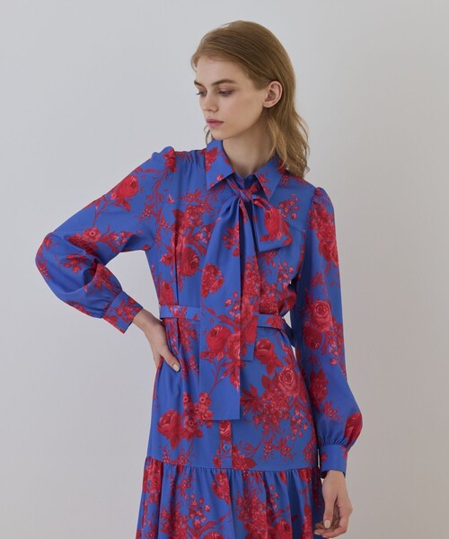 Diagram ワンピース ブーケフラワープリントワンピース : ZOZOTOWN