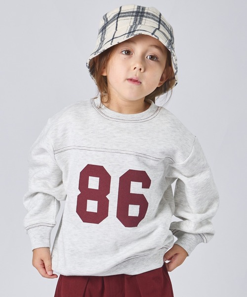 pairmanon（ペアマノン） トレーナー 「ぬくふわ」裏起毛 配色ステッチ