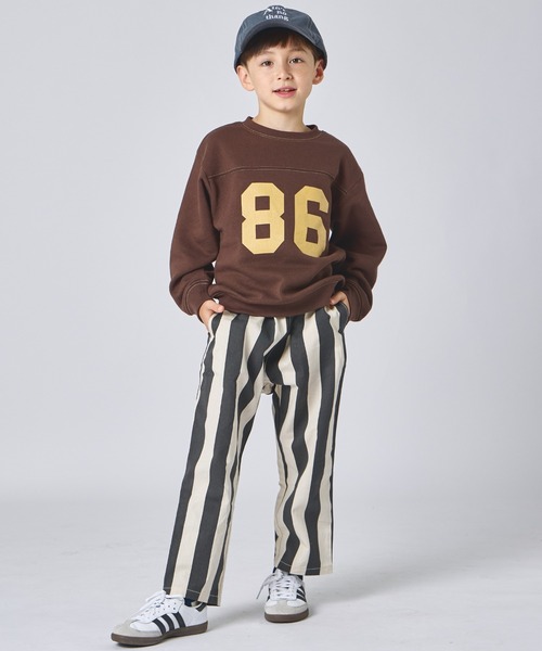 pairmanon（ペアマノン） トレーナー 「ぬくふわ」裏起毛 配色ステッチ