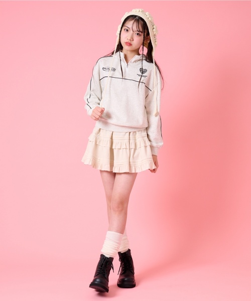 by LOVEiT スカート コール楊柳ティアードスカート キッズ 子供服 