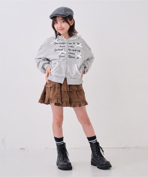 by LOVEiT スカート コール楊柳ティアードスカート キッズ 子供服
