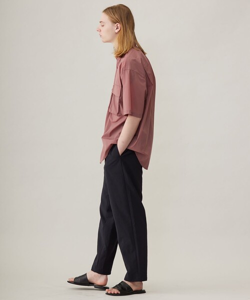 「UNFILO」 半袖シャツ MEDIUM ネイビー メンズ_画像7