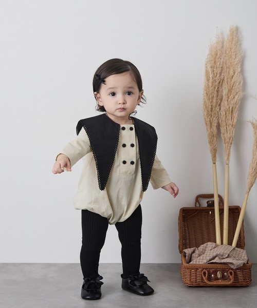 riziere（リジェール） ベビー服 ロンパース 「リンクコーデ」配色