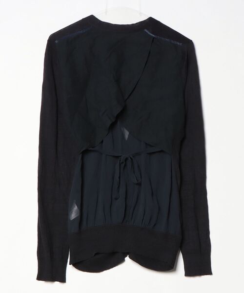 「The SECRETCLOSET」 ニットカーディガン 2 ネイビー レディース_画像2