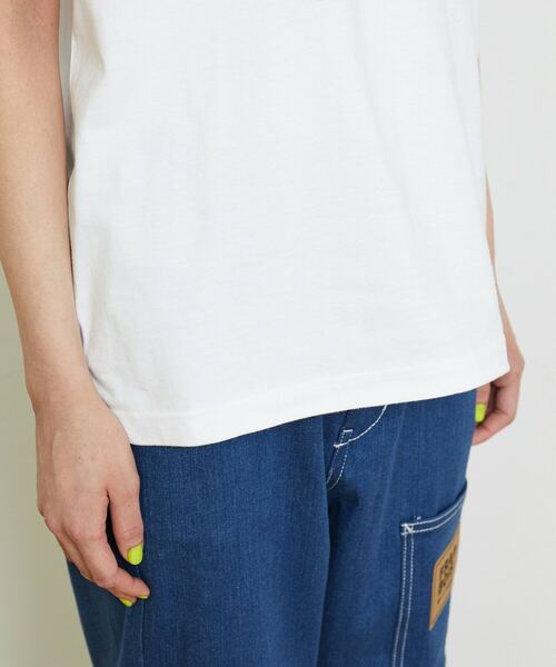 「FRAPBOIS PARK」 半袖Tシャツ 1 ホワイト レディース_画像8