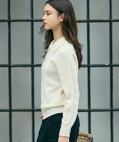 LACOSTE(ラコステ) ニット セーター 3Dニッティングハーフボタン LACOSTE(ラコステ) ニット セーター 3Dニッティングハーフボタン