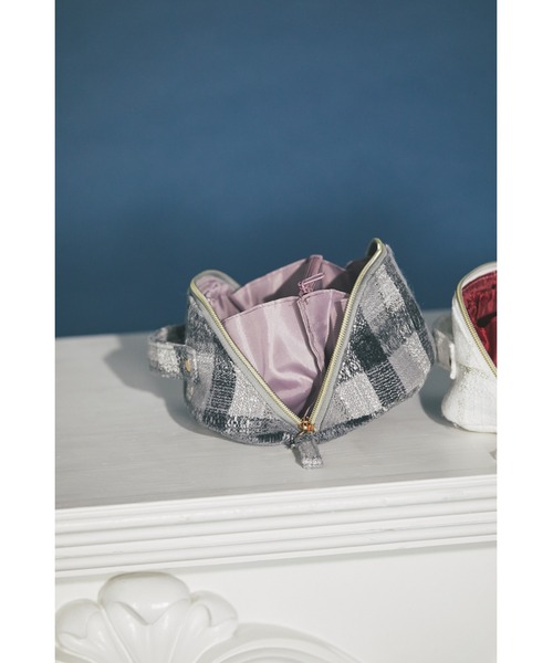 tocco closet（トッコ クローゼット） ポーチ ツイード立体ポーチ「新