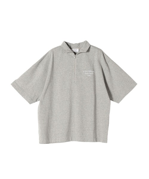 「+81BRANCA」 半袖カットソー ONE SIZE ライトグレー レディース_画像3
