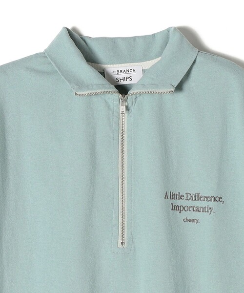 「+81BRANCA」 半袖カットソー ONE SIZE ライトグレー レディース_画像7