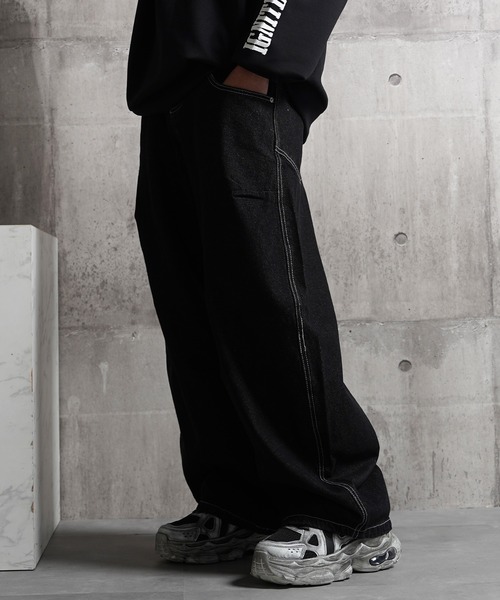 ジーンズ バレルレッグジーンズ ワイドパンツ / Barrel Leg Jeans Wide
