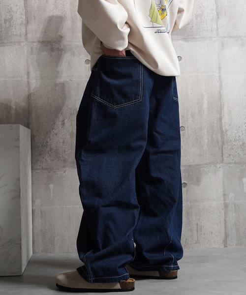 ワイドパンツ ジーンズ バレルレッグジーンズ / Barrel Leg Jeans Wide
