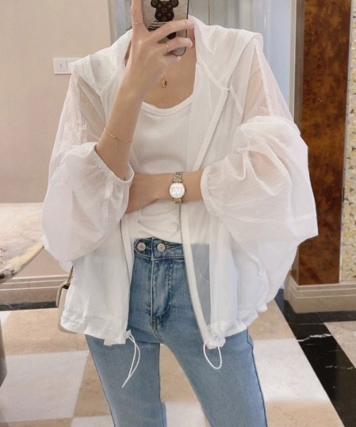 「LADY LIKE」 ブルゾン M ベージュ レディース_画像5