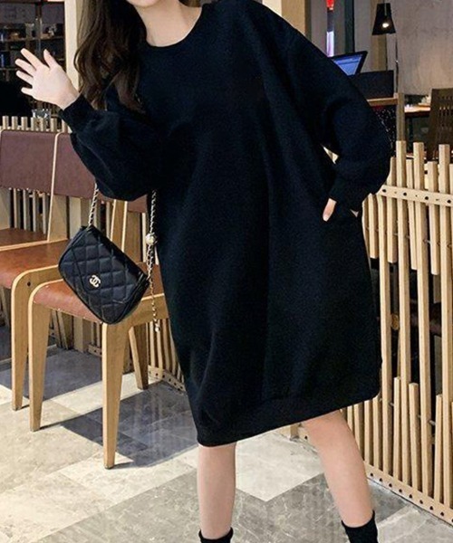 Sally Lunn ワンピース スウェットミディ丈ワンピース : ZOZOTOWN