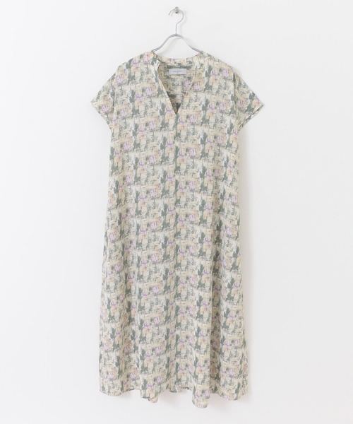 「URBAN RESEARCH」 半袖ワンピース FREE グレー レディース_画像9