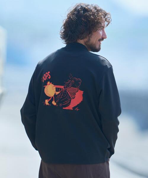 URBAN RESEARCH Sonny Label tシャツ OOPS×RYUAMBE モックネックロング