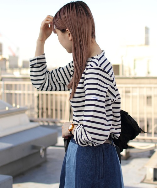 ORCIVAL（オーシバル） 長袖カットソー 2 ネイビー レディース