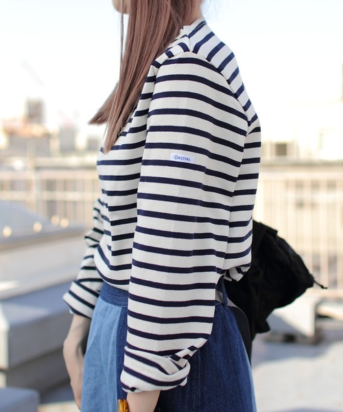 ORCIVAL（オーシバル） 長袖カットソー 2 ネイビー レディース