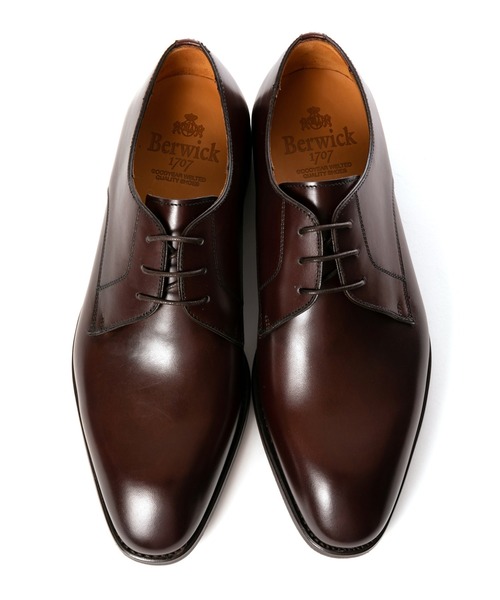 Berwick 1707（バーウィック） シューズ 5.5 ダークブラウン メンズ
