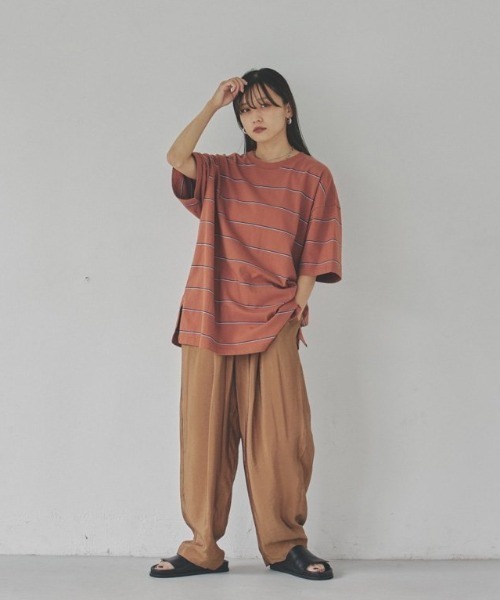 TODAYFUL 「TODAYFUL」 イージーパンツ 36inch キャメル レディース