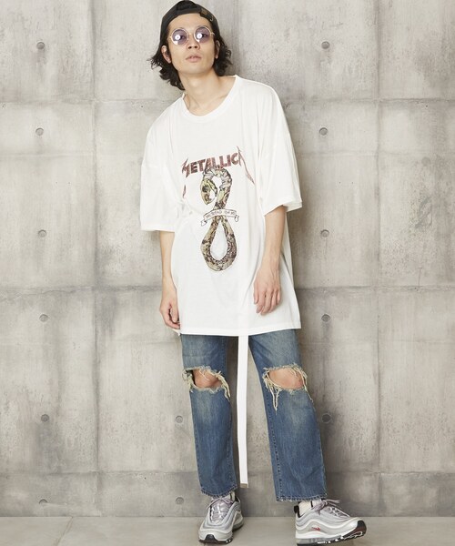 「MEMENTISM」 半袖Tシャツ FREE ホワイト メンズ_画像8