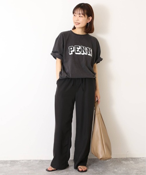 「SLOBE IENA」 イージーパンツ 40 ブラック レディース_画像9