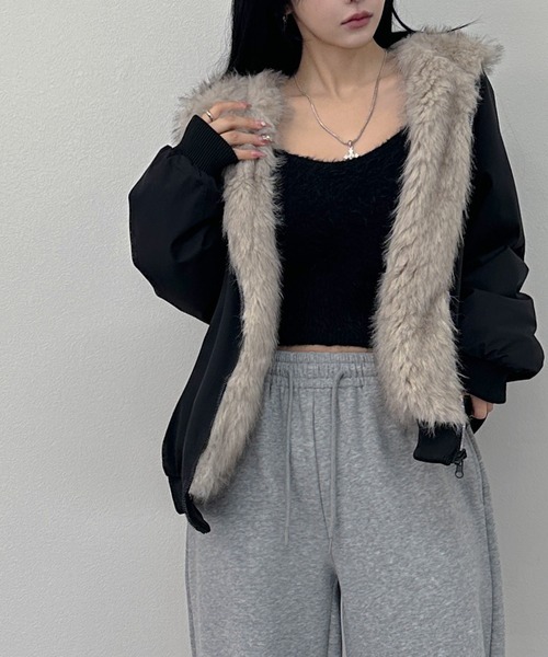 FOLLOWIN（フォロウィン） ブルゾン アウター 2WAYリバーシブル