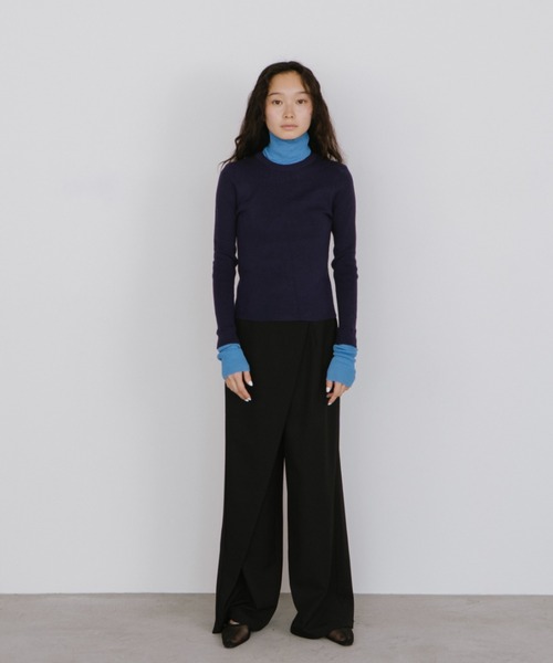 「duei」 長袖ニット FREE グレー レディース_画像2