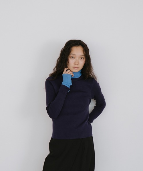 「duei」 長袖ニット FREE グレー レディース_画像5