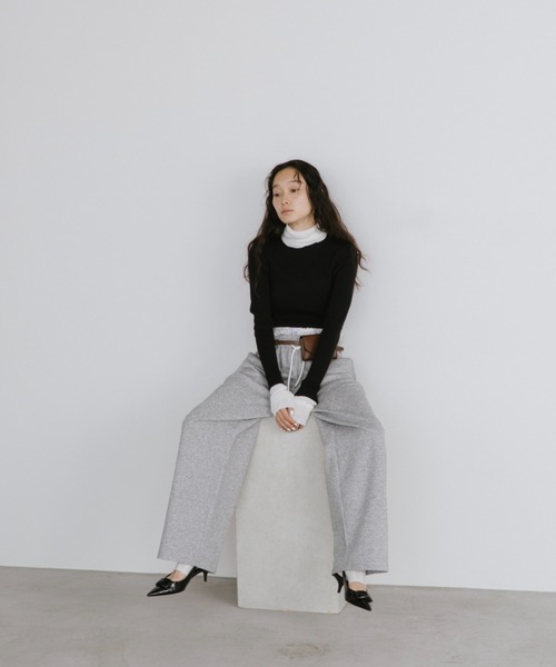 「duei」 長袖ニット FREE グレー レディース_画像7