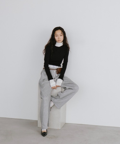 「duei」 長袖ニット FREE グレー レディース_画像8