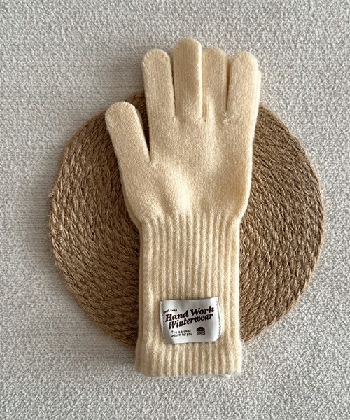 手袋 Cozy Retro Logo Tag Gloves レディース : ZOZOTOWN Yahoo!店