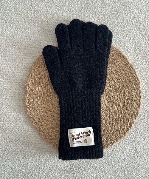 手袋 Cozy Retro Logo Tag Gloves レディース : ZOZOTOWN Yahoo!店